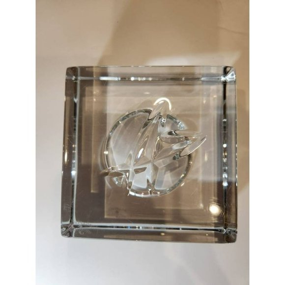 Modern WATERFORD CRYSTAL Ireland Geo John Rocha Candlestick Votive Candle Holder - Picture 3 of 6